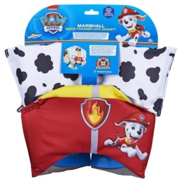 SwimWays PAW Patrol Sea Squirt Marshall Life Jacket NWT - Picture 3 of 3